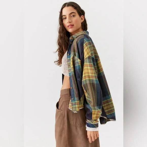 Urban Outfitters BDG Karl Slouchy Flannel size small - Picture 4 of 7